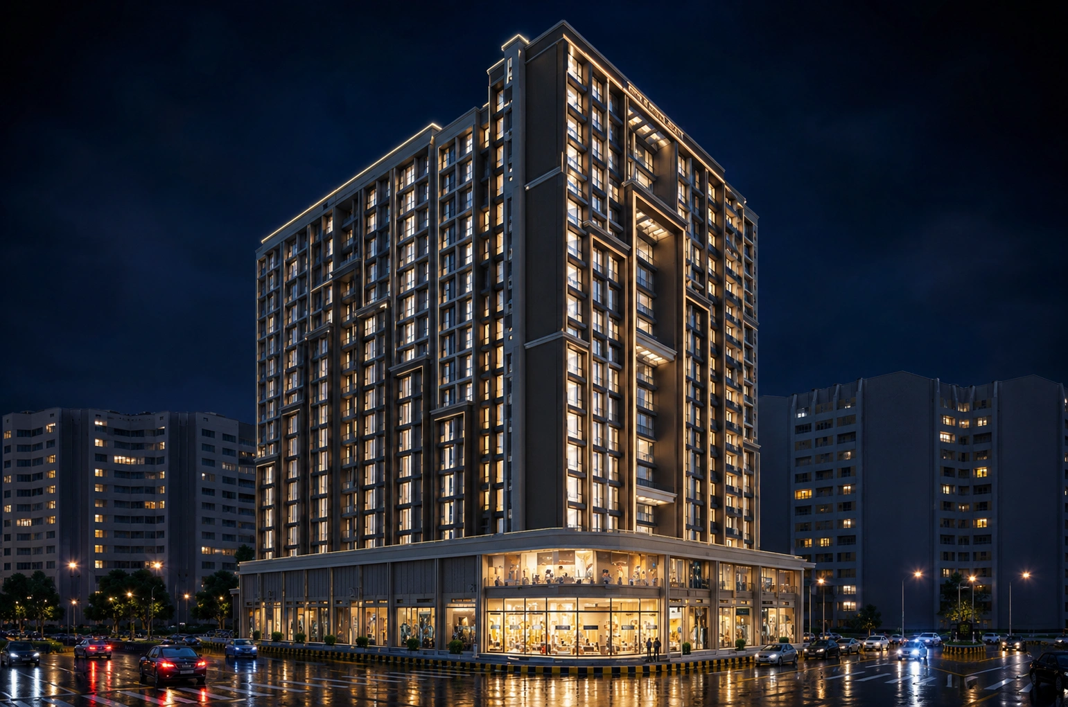 Codename TPS1 Panvel By Neelkanth – commercial shops and landscaped garden